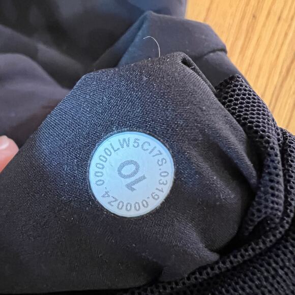 Lululemon Keep Moving 7/8 Pants Womens 10 Hi Rise Camo Black Gray - Picture 7 of 11